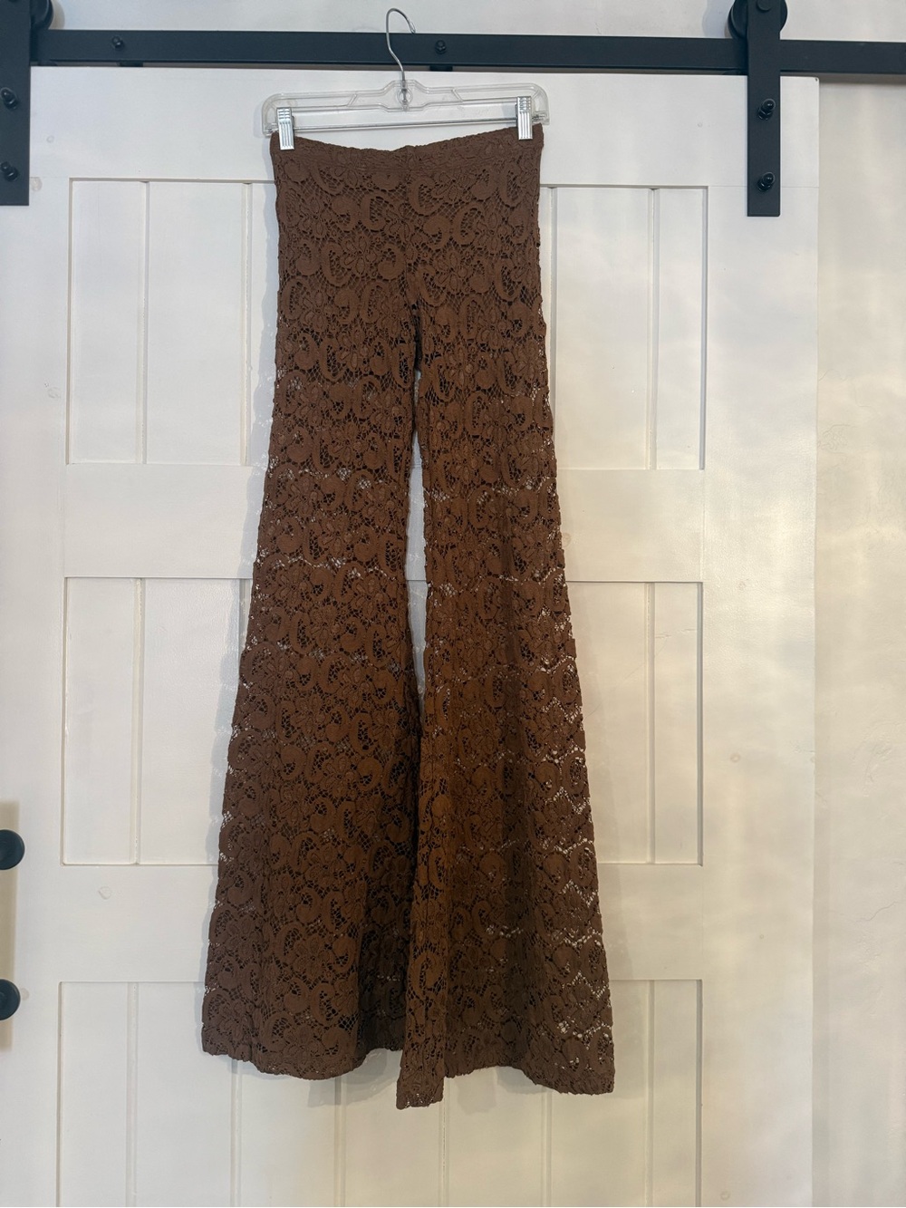 Nightcap Chocolate Lace Flare Pants